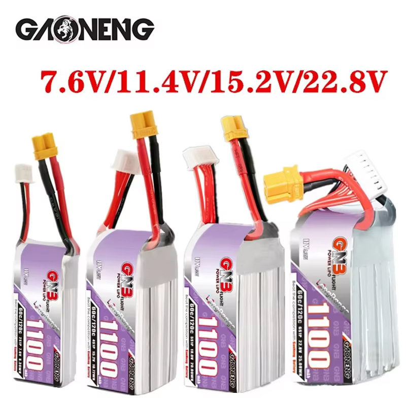 Drone Battery 6S - GNB 1100 mAh 2S 3S 4S