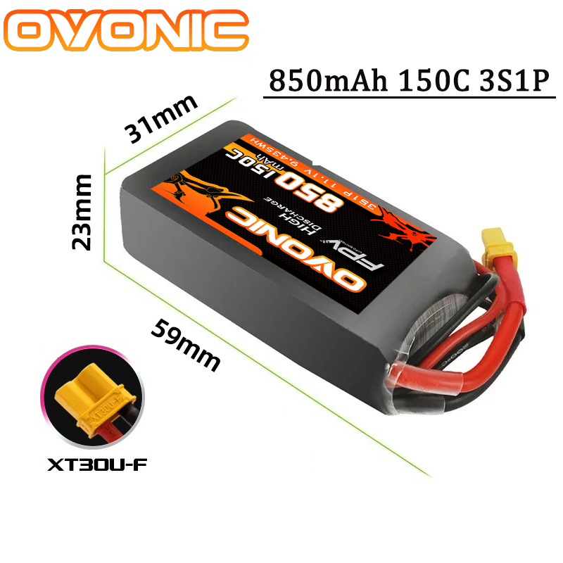 OVONIC 150C 850mAh Lipo Batter – Drone Battery 6S Bewertung und Preis