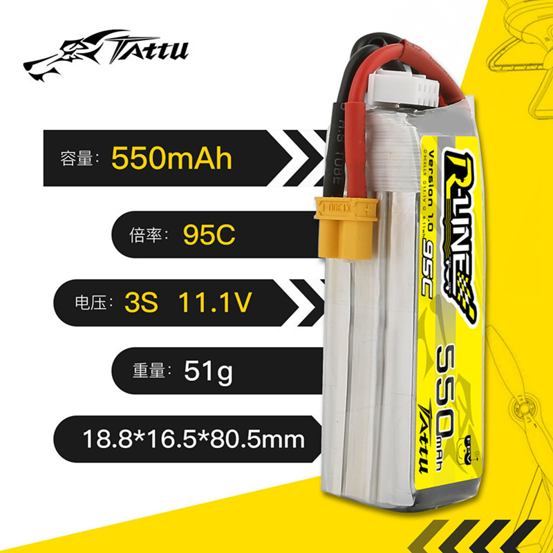 Upgrade TATTU R-LINE 1.0 550 m – Drone Battery Li-Ion Bewertung und Preis
